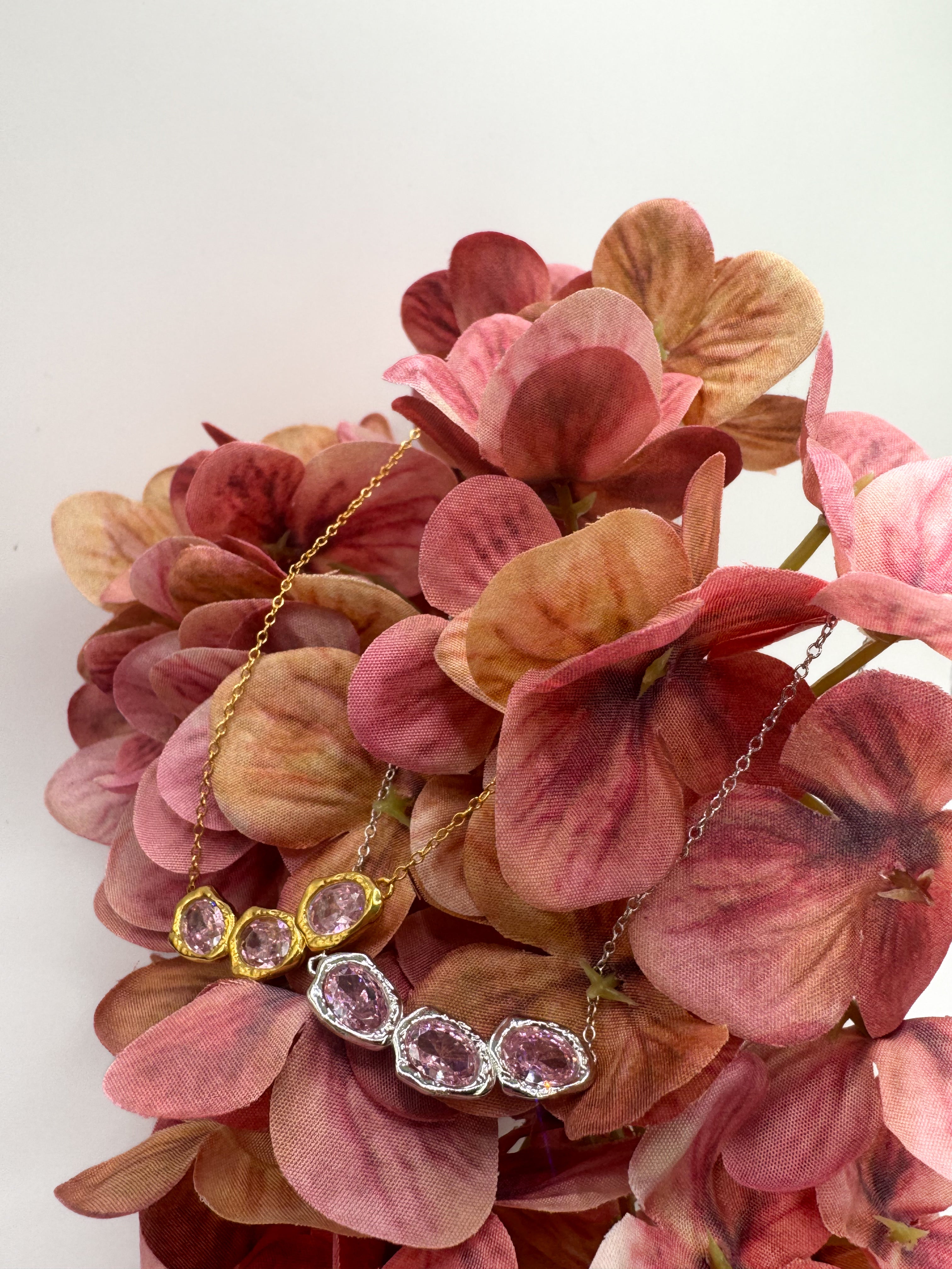 Lava Glacier Necklace - Pink