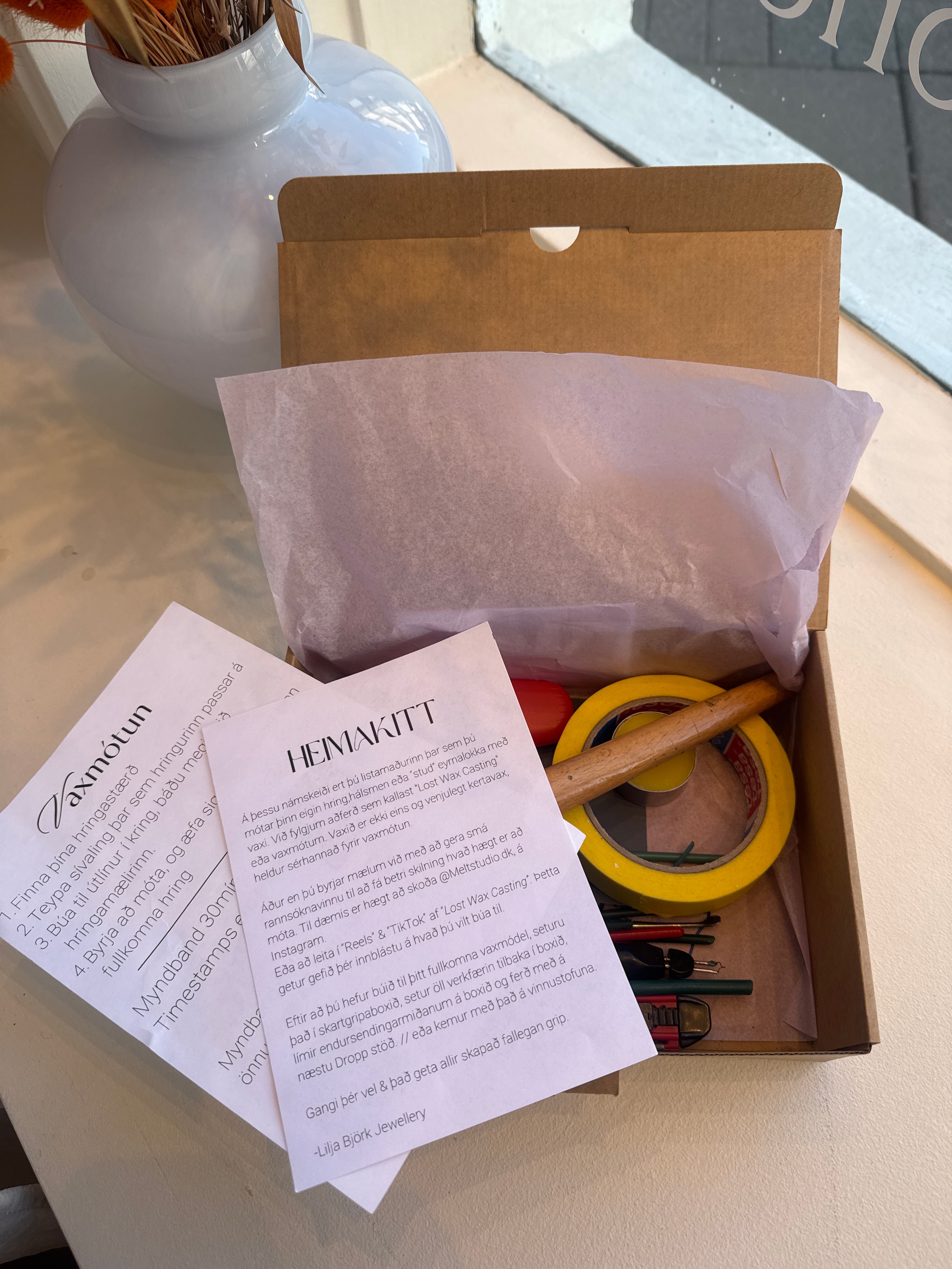 Heimanámskeið, mótaðu þitt eigið skart