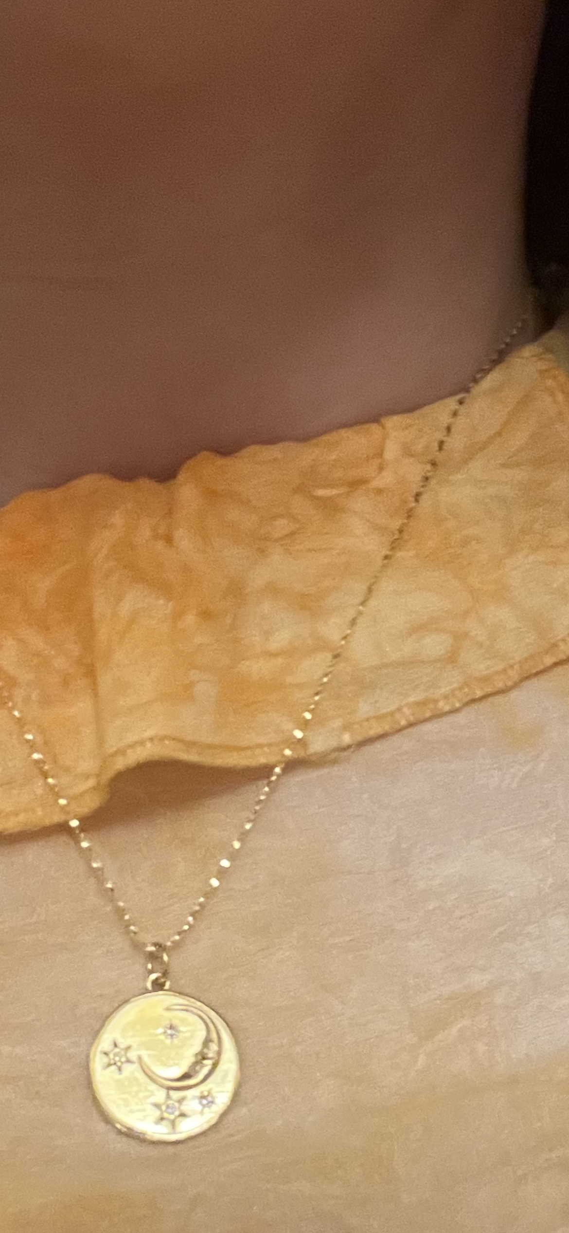 Máni pendant - 18K goldplating