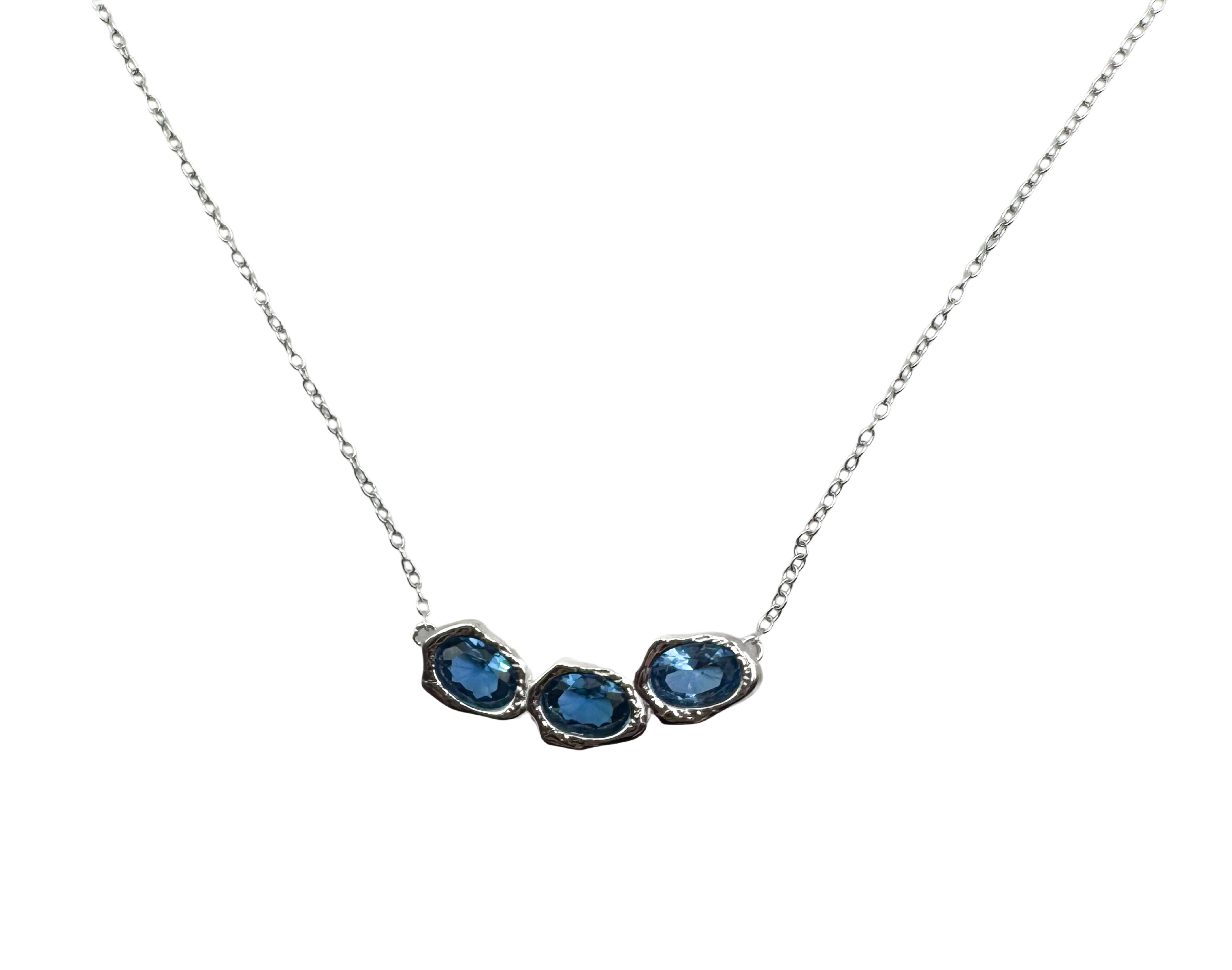 Lava Glacier Necklace - Blue