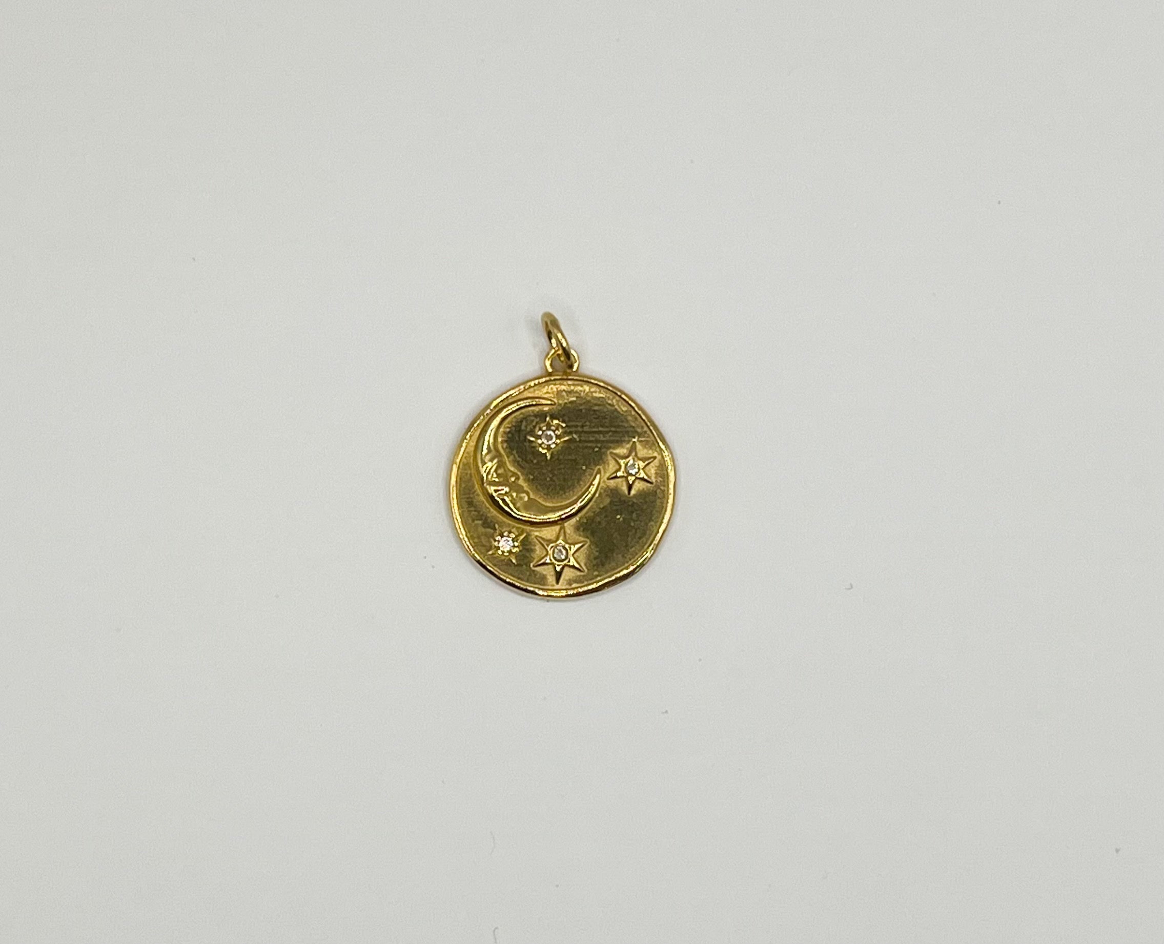 Máni pendant - 18K goldplating