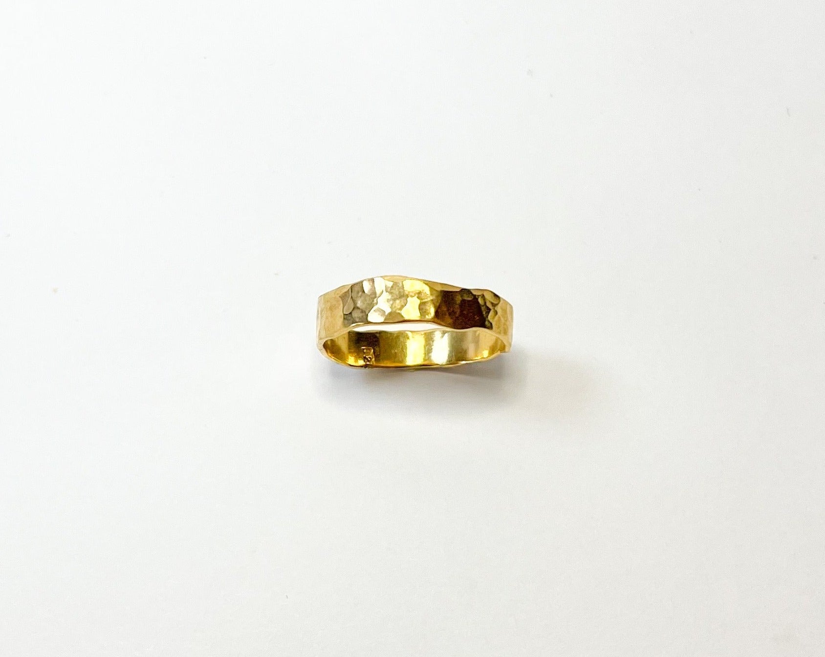 Mallet Ring w. 18K goldplating