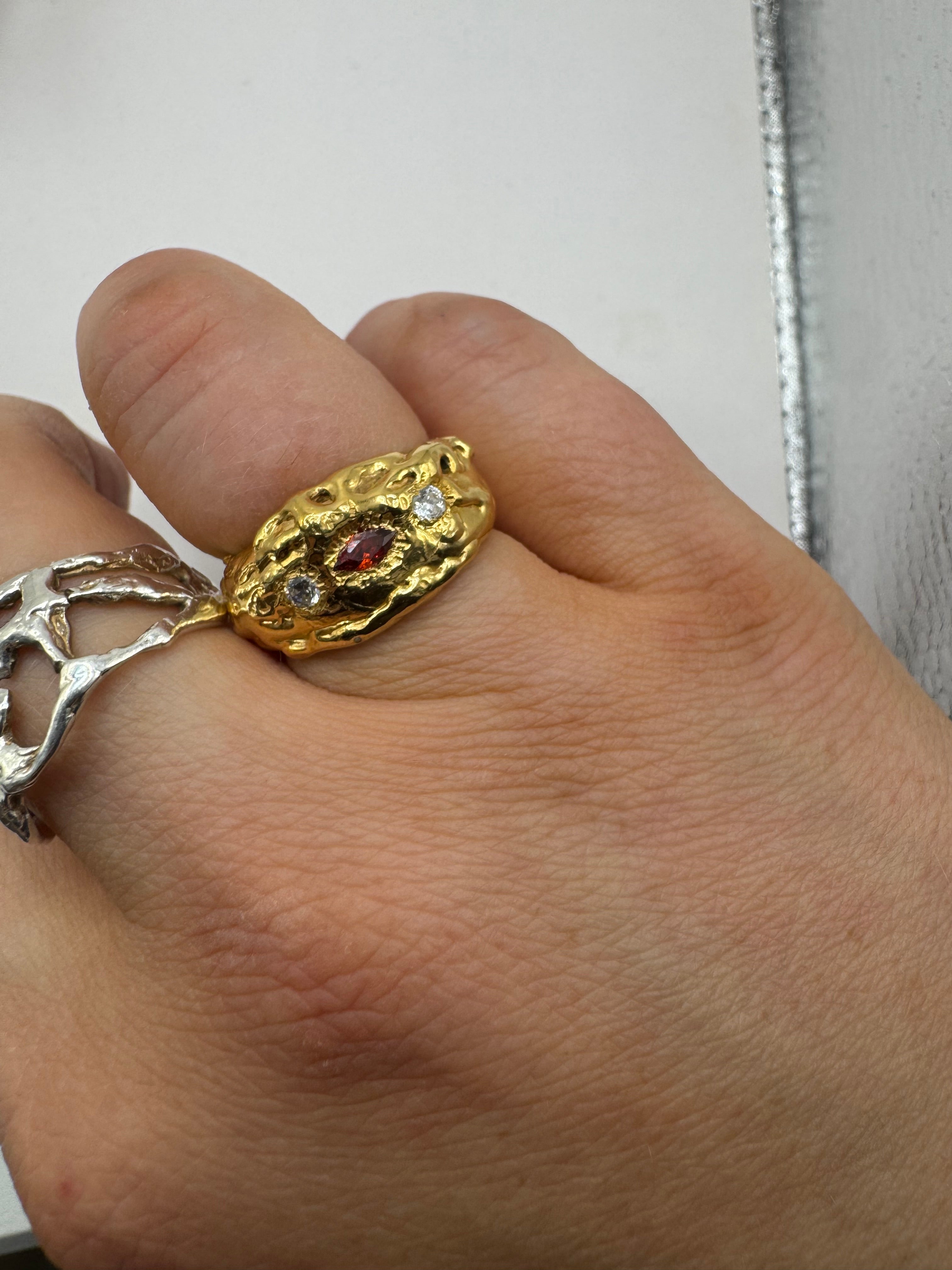 One of a kind ring size 52mm / 6 US