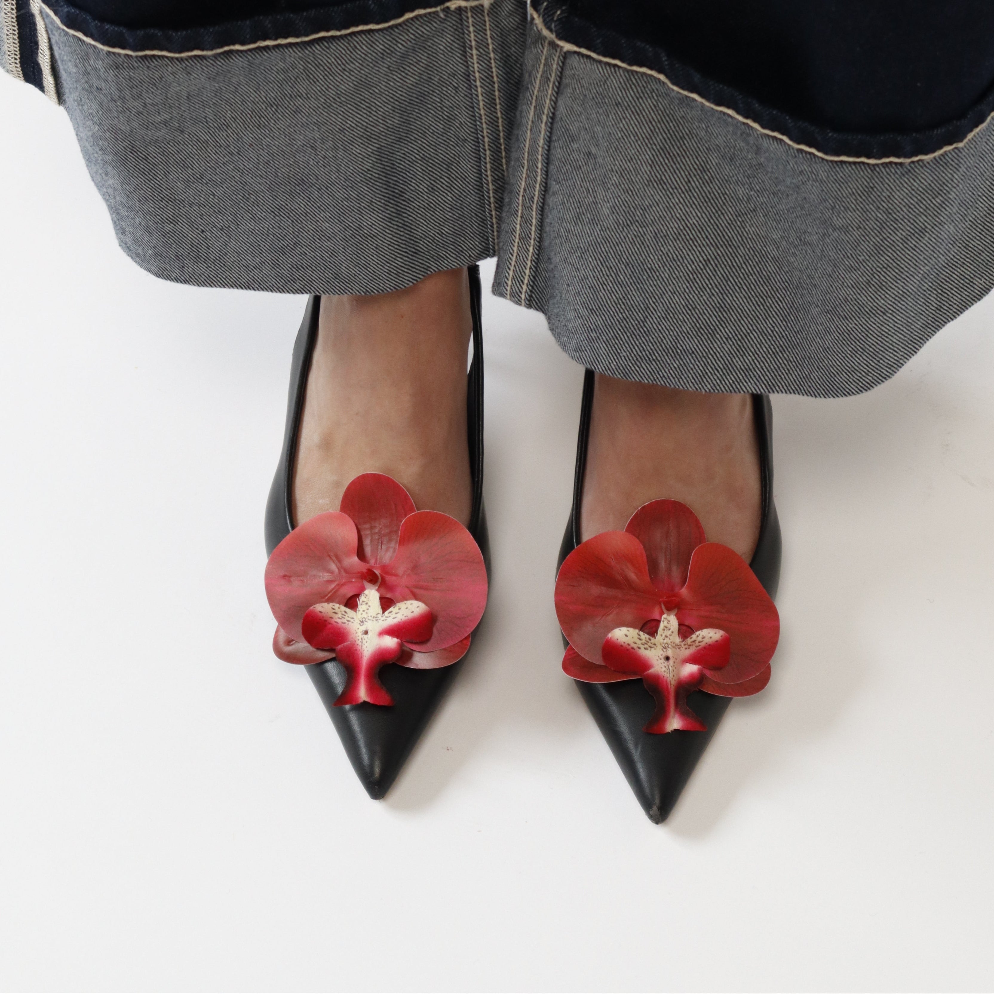 Shoe Clips - RED